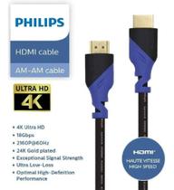 Cabo Hdmi Premium 2.0 4k 3d Hdr 1,5 Metros Original Philips - 