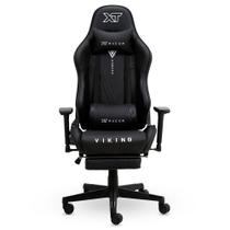 Cadeira Gamer XT Racer Viking Series, Até 120kg, Com Almofadas e Apoio de Pés, Reclinável, Descanso de Braço 3D, Preto - XTR-018 - 