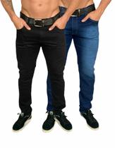 calça sarja e jeans basica otima para o dia a dia masculina - Maximos Br 