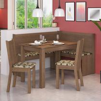 Canto Alemão 4 Lugares Berlim Madesa Tabaco Canto Alemao Mesa Em Oferta Magazine Luiza