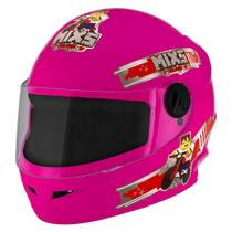 Capacete Moto Fechado Infantil Criança Mixs Start Blocks Kids Seguro Tamanho 54 - 