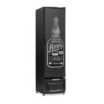 Cervejeira 228 Litros Frost Free Porta Cega GCB-23 E/PR Gelopar Preta 127v - 