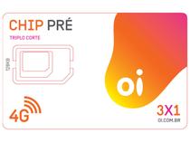 Chip Oi 4G Pré-Pago - DDD 31 ao DDD 38