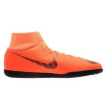 chuteira nike botinha laranja