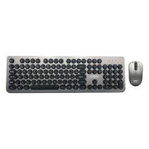 Combo Teclado E Mouse Oex Tm410 Pop Sem Fio 1600 Dpi Cinza - 