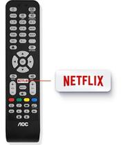 Controle Remoto Para Tv Aoc Com Botão Netflix Led Smart Novo SKY-8050 / LE-7463 / VC-A8203 - 