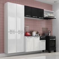 Cozinha Compacta Madesa Emilly Gold Com Armario Balcao E Paneleiro Rustic Preto Cozinha Compacta Casas Bahia 15069322