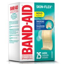 Curativo Band-aid Com 25 Adesivos Skin Flex - 