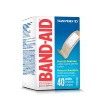Curativos Band-Aid Transparentes 40 Unidades - 