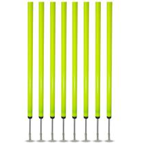 Estacas de Treinamento, Estacas de Agilidade com 1,7m de Altura, Amarelo Neon, T77, Acte Sports - 