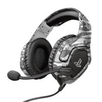 Headset Gamer Trust GXT 488 Forze-G para PS4, Licença Oficial PlayStation, Drivers 50mm, P3, Cinza - 23531 - 