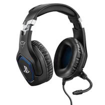 Headset Gamer Trust GXT 488 Forze para PS4, Licença Oficial PlayStation, Drivers 50mm, P3, Preto - 23530 - 