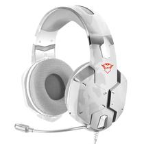 Headset Gaming Carus Som Potente Drivers 50mm Cabo 2m Multiplataforma Trust GXT 322W Snow Camo - 