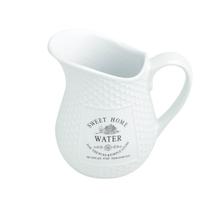 Jarra 1,25 litro para água de porcelana branca Sweet Home Bon Gourmet - 27447 - 