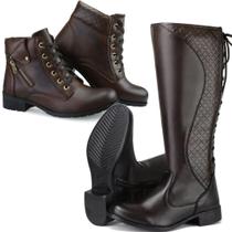 bota cano curto 3ls3 feminina