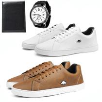 sapatenis ferricelli com relogio