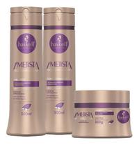 Kit Desamarelador Ametista Desamarelador de Cabelo Haskell Cabelos Loiros 300ml - 