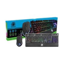 Kit gamer teclado mecanico e mouse macro kg-01n nemesis - 