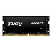 Memória Kingston Fury Impact, 16GB, 3200MHz, DDR4, CL20, Para Notebook - KF432S20IB/16 - 
