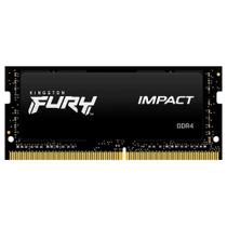 Memória Kingston Fury Impact, 8GB, 3200MHz, DDR4, CL20, Para Notebook - KF432S20IB/8 - 