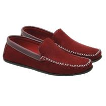 mocassim lacoste vermelho bordo