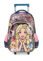 Mochila com Carrinho Infantil Barbie - IC39132BB - MATTEL - 