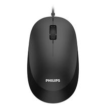 Mouse Philips, USB, Ambidestro, Preto - SPK7207BL/FG - 
