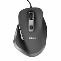 Mouse USB Comfort com 6 Botões Apoio para Polegar DPI Ajustável até 5000 Trust Fyda - 