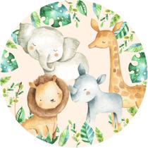 picture Folhagem Safari Aquarela Png safari redondo em promocao no magazine