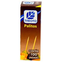 Caixa De Palito De Dente Preço Palito De Dente Madeira Theoto 100 Unidades Palito De Dente Magazine Luiza