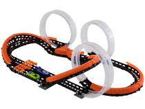 Pista Hot Wheels Triple Sky Loop Wave Racers - Fun