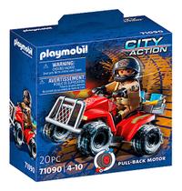 Playmobil - Quadriciclo De Resgate A Incêndio - 71090 - 