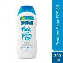 Protetor Solar Corpo E Rosto Sundown Praia E Piscina Fps 30 200Ml - JOHNSON & JOHNSON INDUSTRIAL LTDA