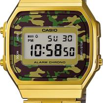 Relógio casio dourado camuflado Clearance