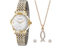 Relógios femininos prata com dourado Clearance