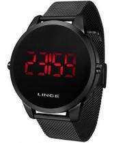 Relógio lince digital led preto mdn4586l pxpx - 