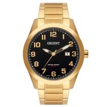 Relógio Masculino Dourado Orient com Números MGSS1180 P2KX - 
