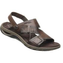sandalias de couro masculina netshoes