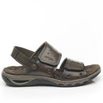 sandalias de couro masculina netshoes