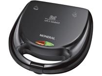 Sanduicheira Mondial Fast Grill S-12 Preta 750W - Antiaderente