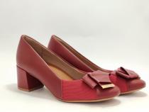 sapato usaflex vermelho joanete