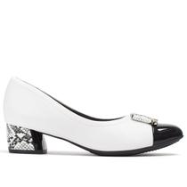 sapato feminino branco e preto