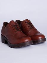 sapato oxford feminino marrom