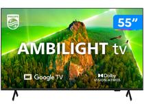 Smart TV 55” 4K D-LED Philips 55PUG7908/78 - IPS Wi-Fi Bluetooth Google Assistente 4 HDMI