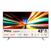 Smart TV Philco 43'' PTV43E3AAGSSBLF Android TV LED Dolby Audio - None