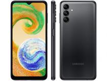 Smartphone Samsung Galaxy A04s 64GB Preto 4G - Octa-Core 4GB RAM 6,5” Câm. Tripla + Selfie 5MP - 