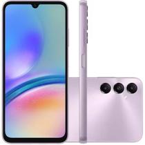 Smartphone Samsung Galaxy A05S 4G 128GB 6GB de RAM Tela Infinita 6.7" Câmera Tripla Traseira de 50MP + 2MP + 2MP- Violeta - 