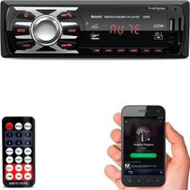 Som Automotivo First Option MP3 player 1din Para Carro Rádio Aparelho Bluetooth Usb Sd Fm - 