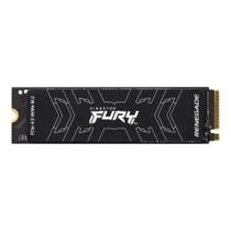 SSD 1 TB Kingston Fury Renegade, M.2 2280 PCIe, NVMe, Leitura: 7300MB/s e Gravação: 6000MB/s, Preto - SFYRS/1000G - 