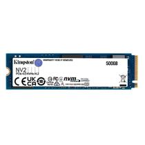 SSD 500 GB Kingston NV2, M.2 2280 PCIe, NVMe, Leitura: 3500 MB/s e Gravação: 2100 MB/s - SNV2S/500G - 